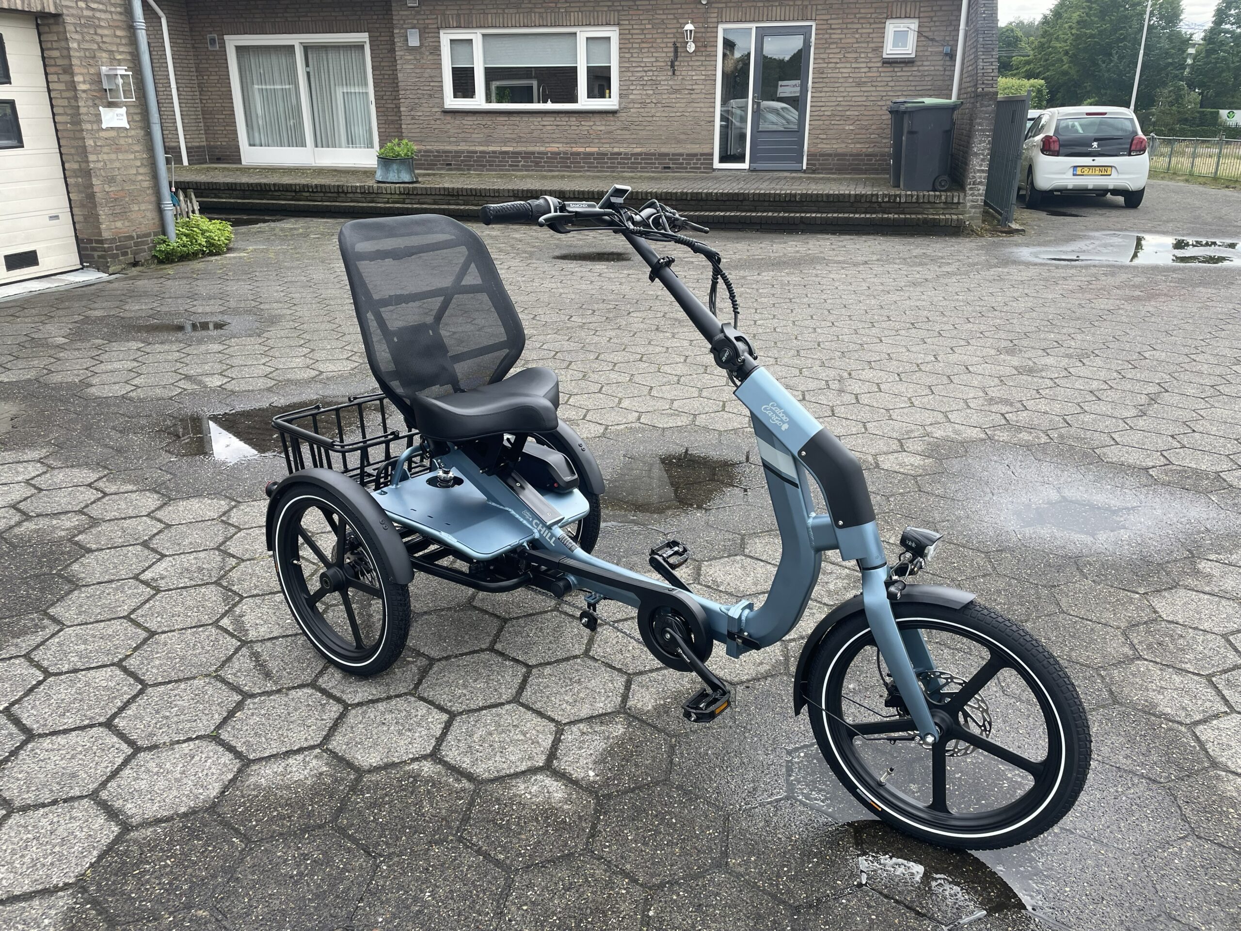 Caboo Cargo Chill Elektrische Driewieler Blauw - Afbeelding 7