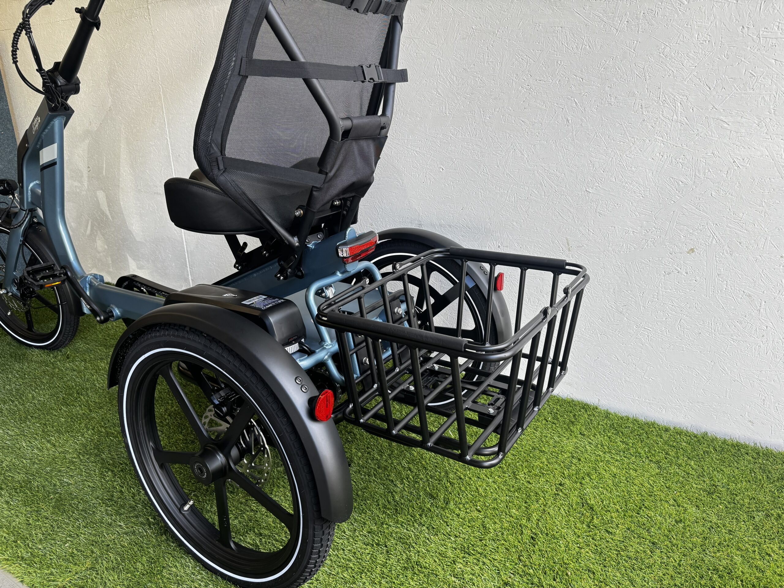 Caboo Cargo Chill Elektrische Driewieler Blauw - Afbeelding 4