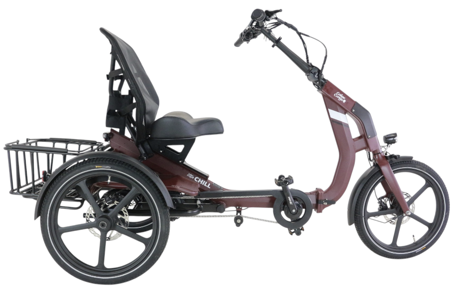 Caboo Cargo Chill Elektrische Driewieler Rood - Afbeelding 5